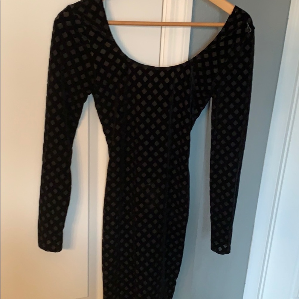 NWOT Monaco Velvet bodycon dress